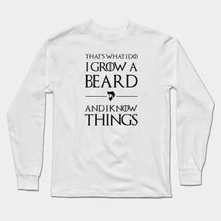 Bearded Man Shirt Long Sleeve T-Shirt